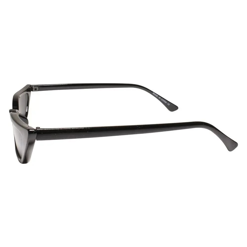 Vintage Rockabilly 90s Cat Eye Black Sunglasses